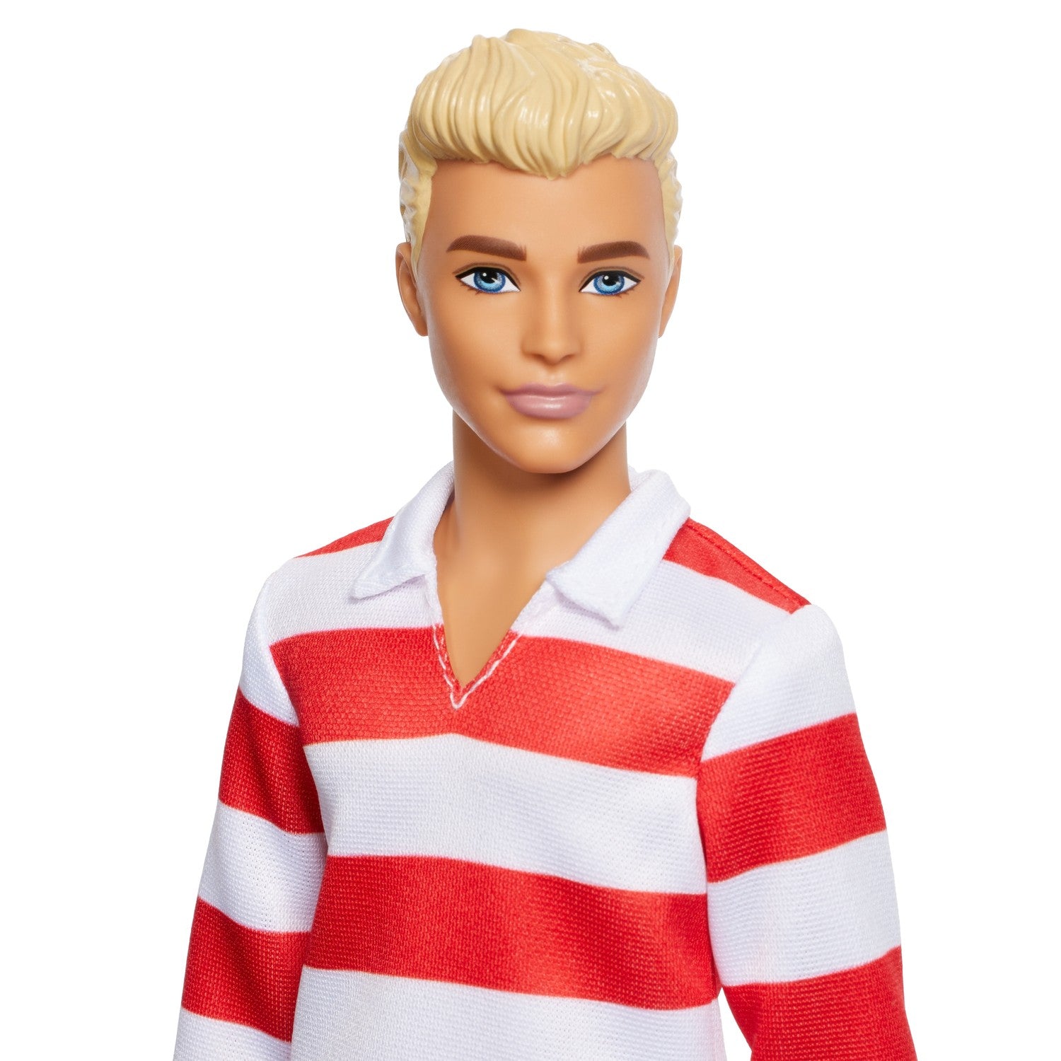 Ken Fashionista-docka, röd- och vitrandig outfit