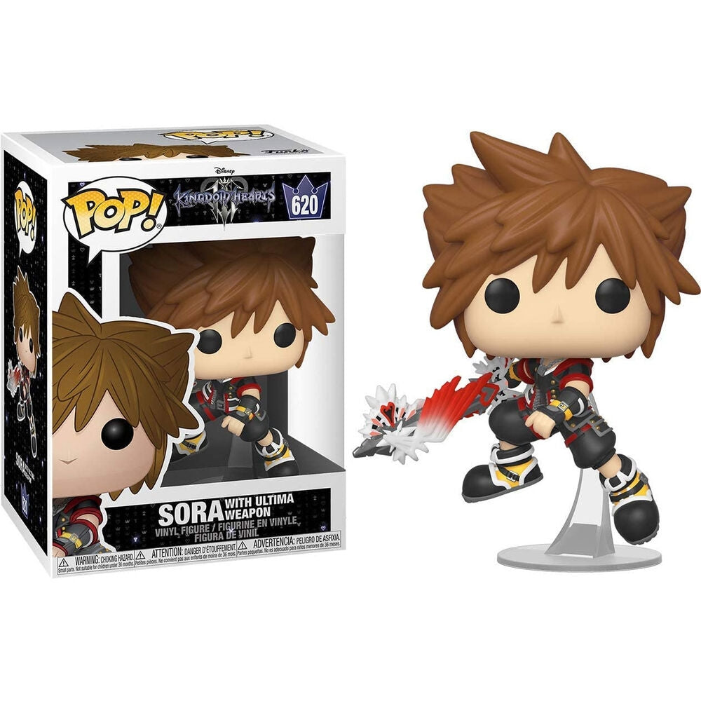 Kingdom Hearts 3 Sora-figur med Ultima-vapen, 7-tum