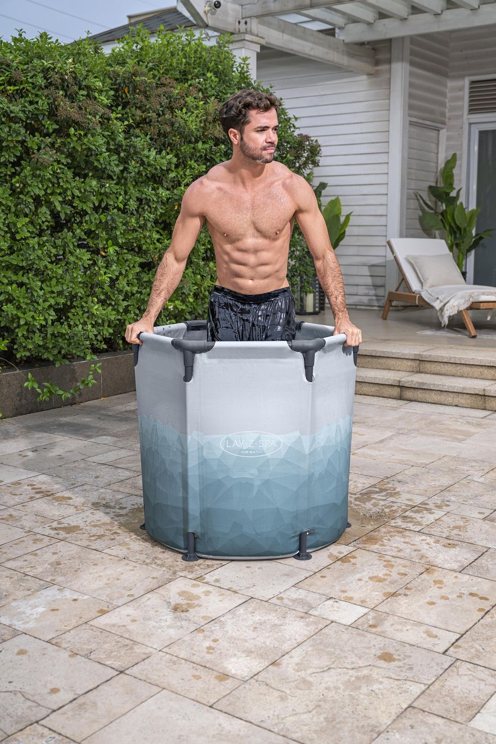 Lay-Z-Spa Kallbassäng Rund 90 Cm