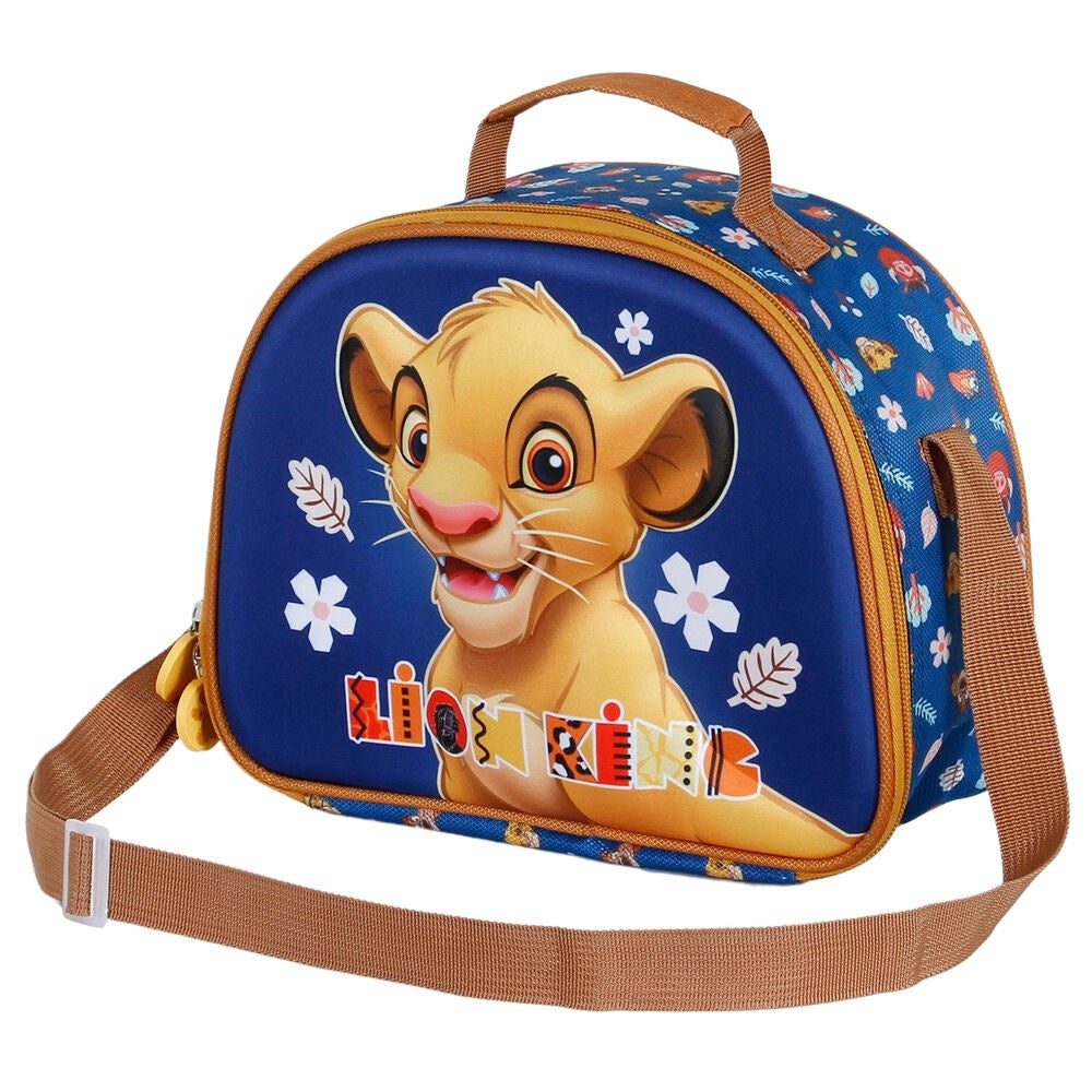 Lion King 3D matsäck för barn, isolerad, lätt att rengöra