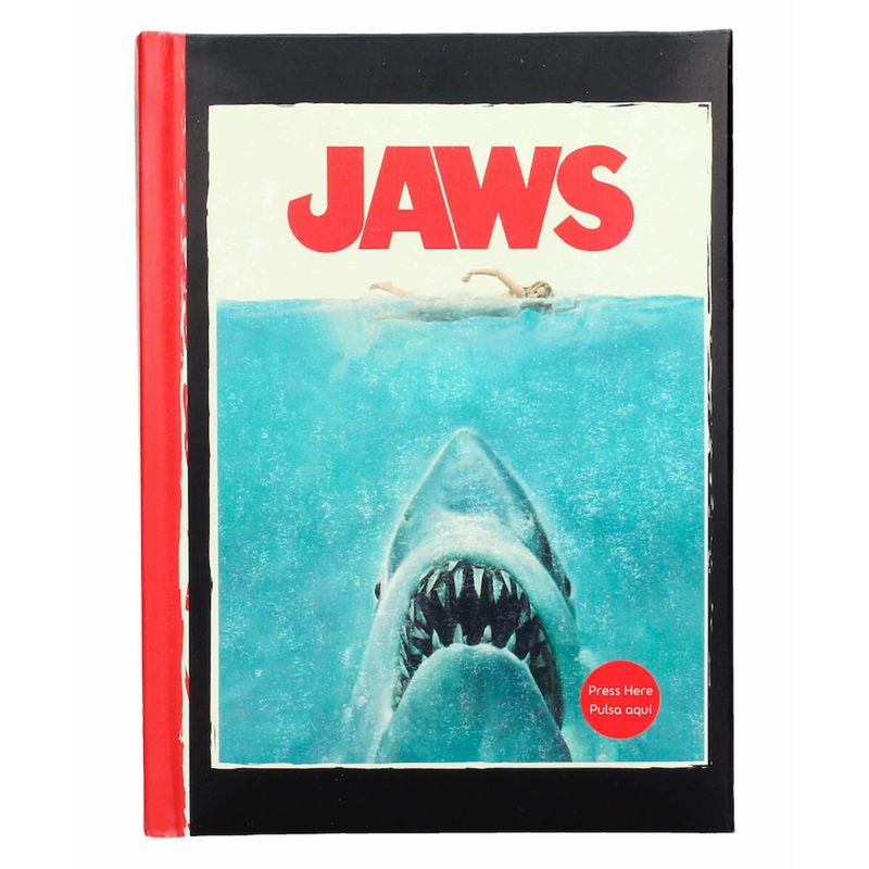 Lättvikts anteckningsbok från Jaws med hållbar design och stor kapacitet