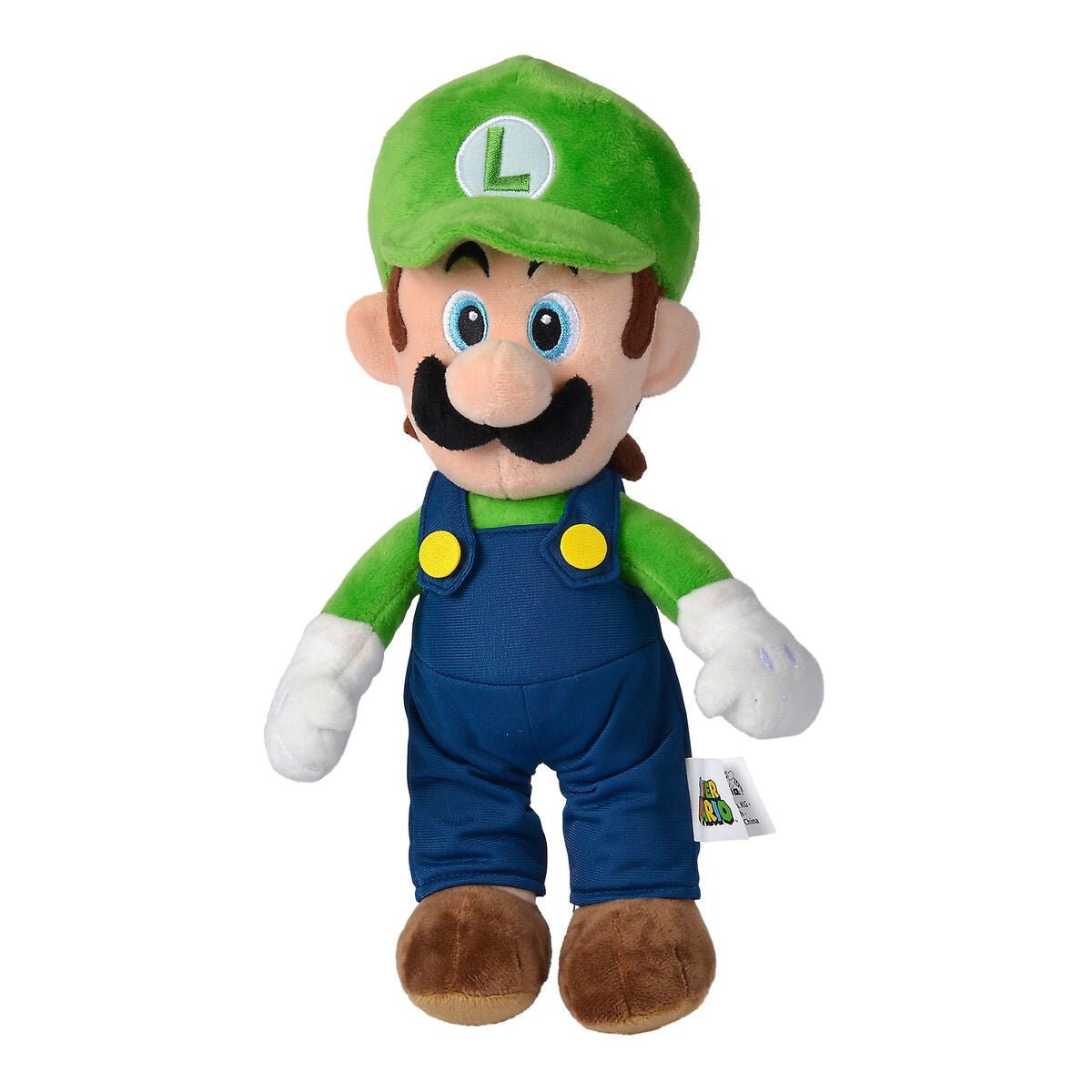 Luigi Plyschleksak 30cm - Super Mario Bros Character Mjukleksak