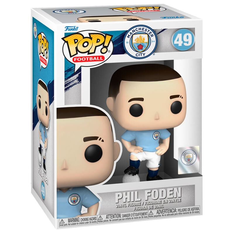 Manchester City Phil Foden Popfigur, 4-tums samlarleksak