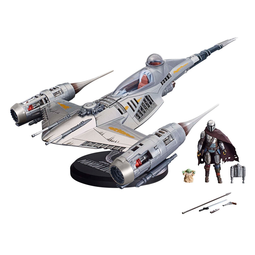 Mandalorian N-1 Starfighter actionfigur, samlarleksak
