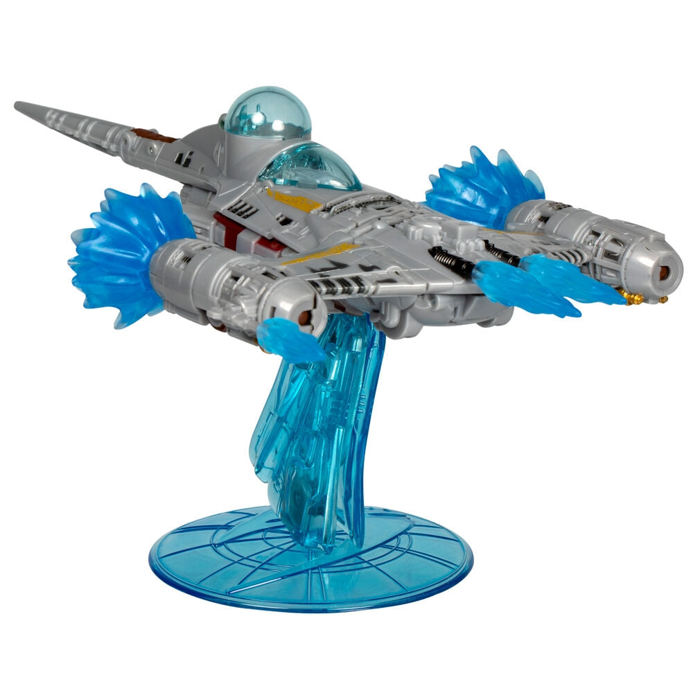 Mandalorian N-1 Starfighter-figur, 19 cm samlarleksak