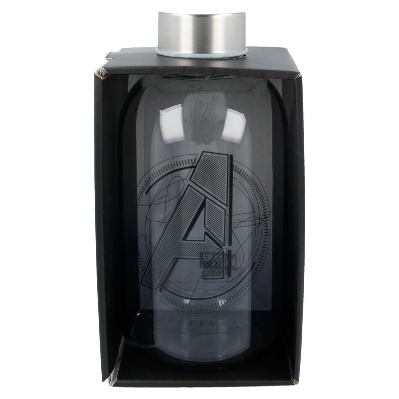 Marvel Avengers 620 ml glasflaska för barn och vuxna
