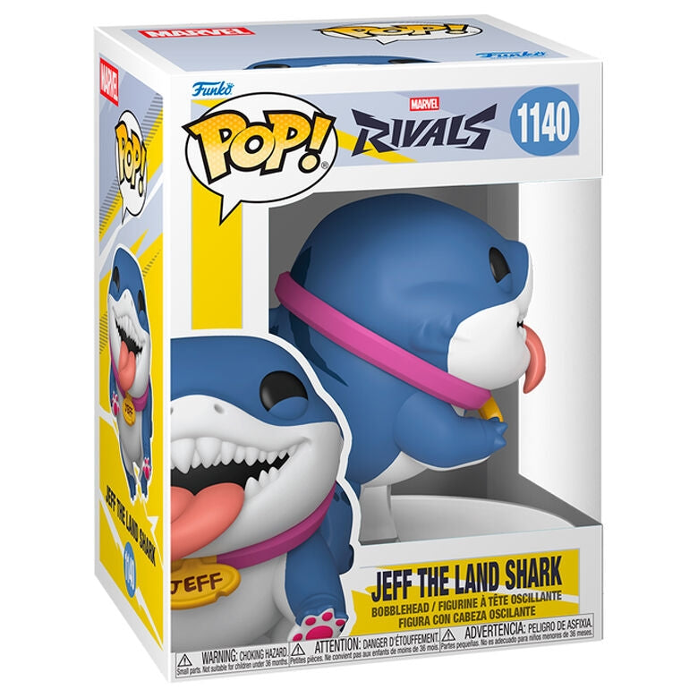 Marvel Rivals Jeff the Land Shark Actionfigur, samlarleksak