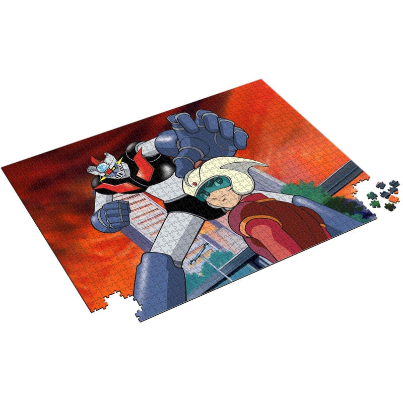 Mazinger Z-pussel, 1000 bitar, kul för alla åldrar