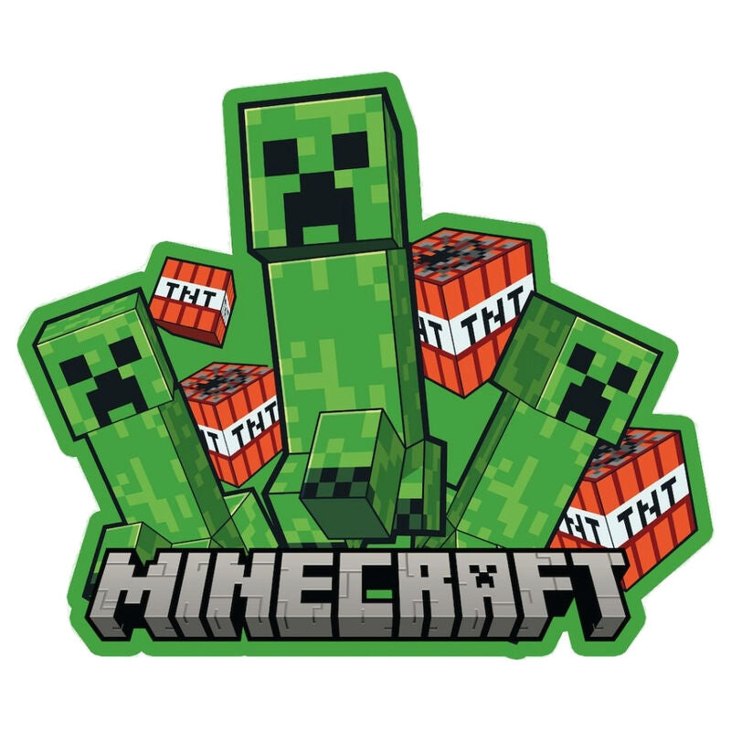 Minecraft 3D-kudde, mjuk plyschkudde för speldekor