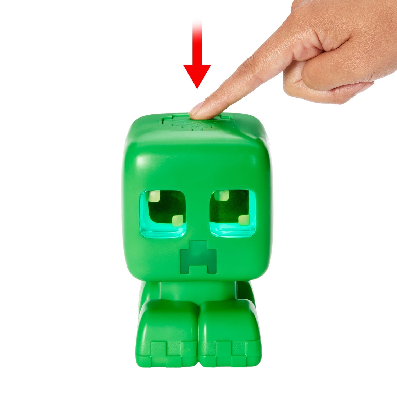Minecraft Creeper-leksak med ljud och ljus, 15 cm