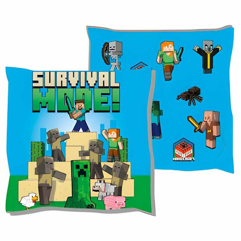Minecraft slängkudde, mjuk plyschkudde för speldekor