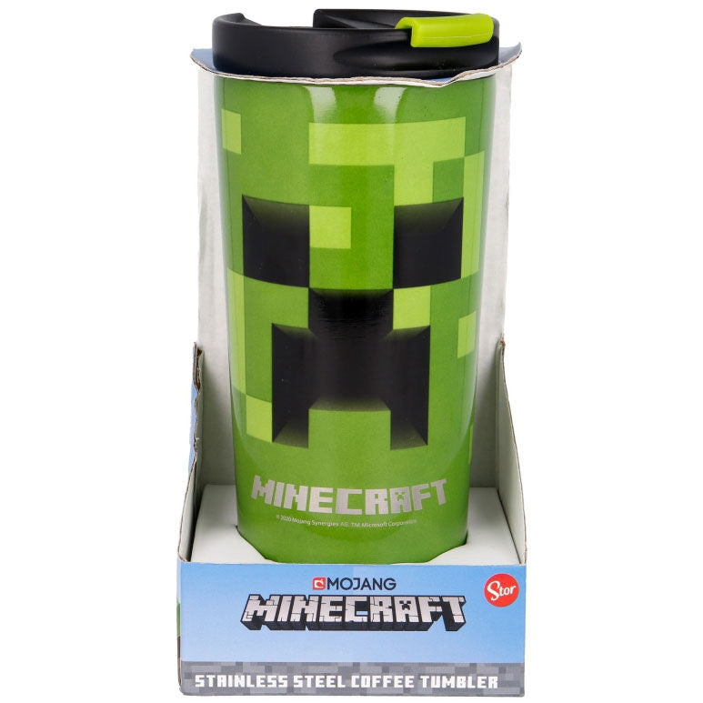 Minecraft tumlare i rostfritt stål, 425 ml kapacitet