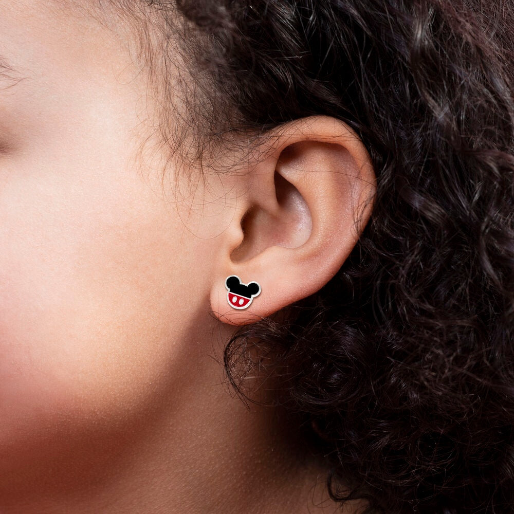 Minnie Mouse örhängen med rosettdesign för barn och vuxna