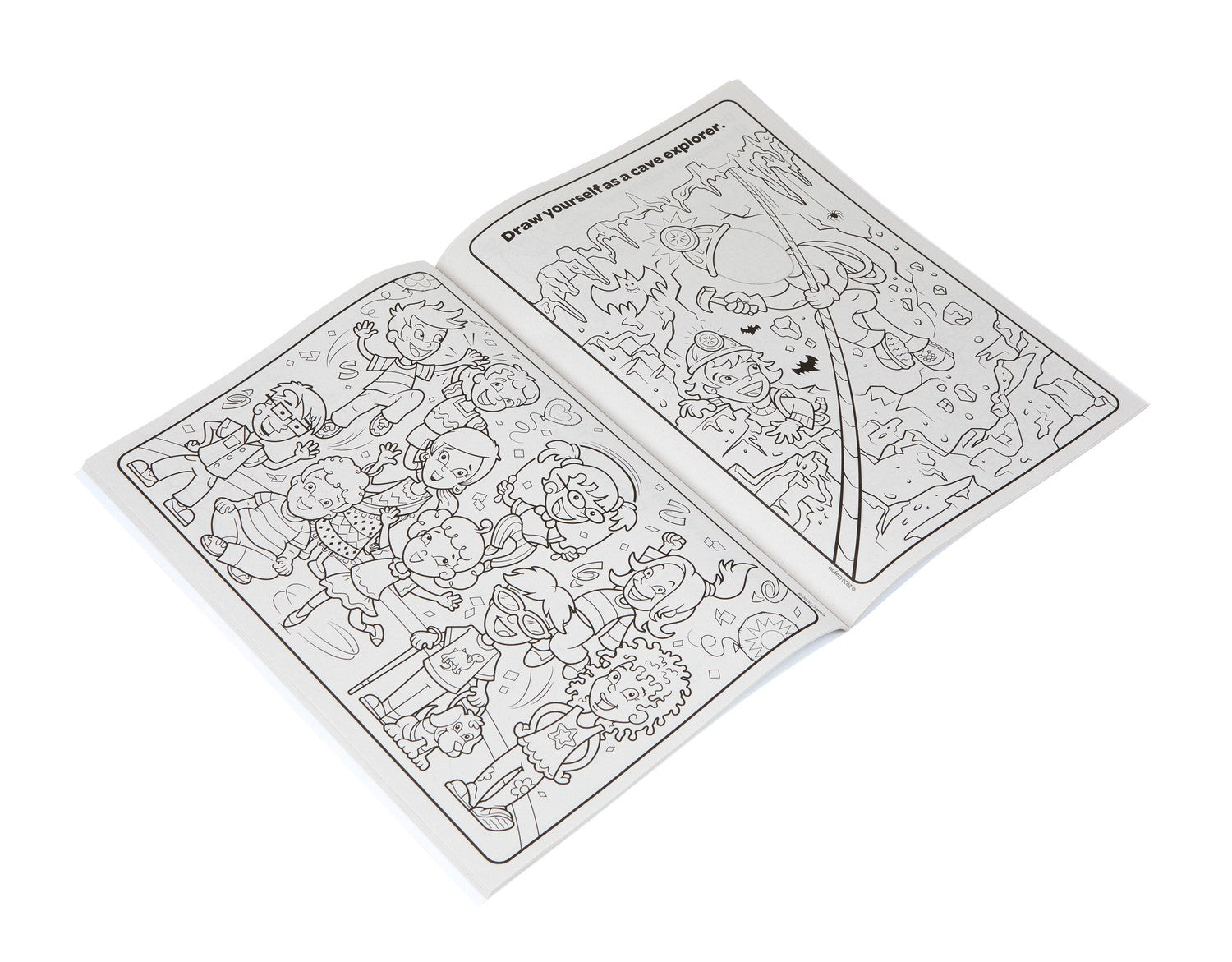 Målarbok med världslandmärken, 48 sidor, från 3 år