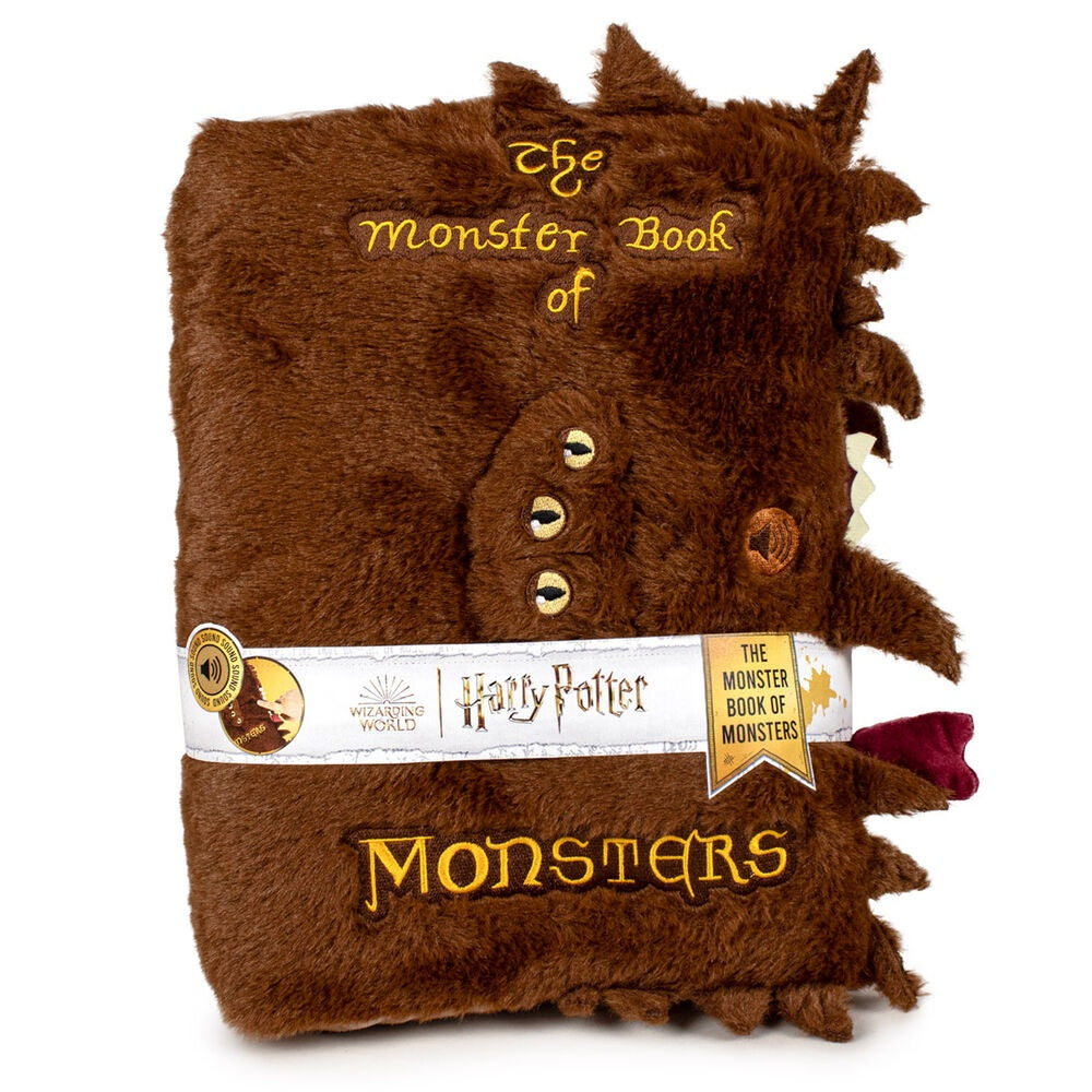 Monster Book of Monsters plyschleksak, 32 cm ljudfunktion