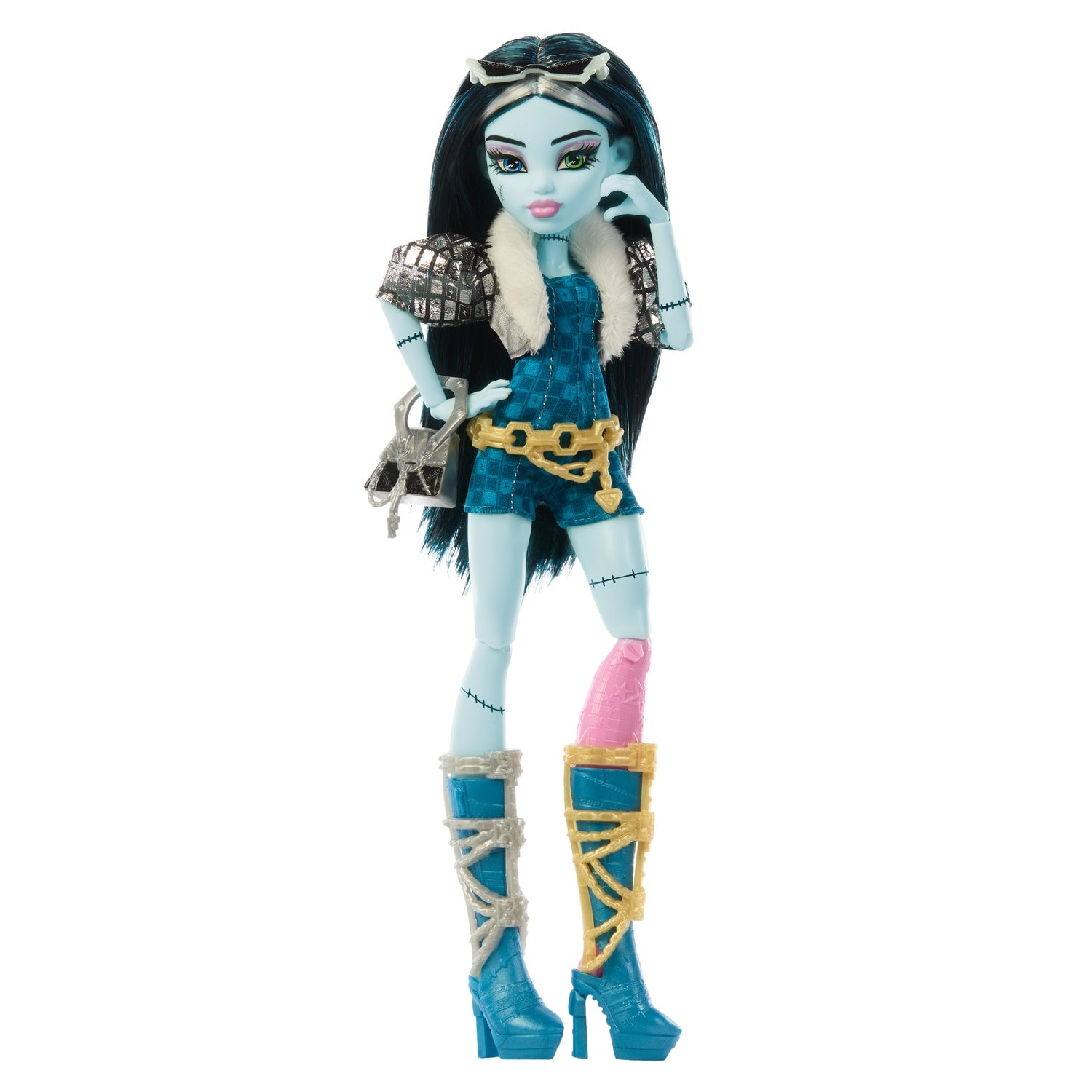 Monster High Frankie Stein-docka med modeaccessoarer