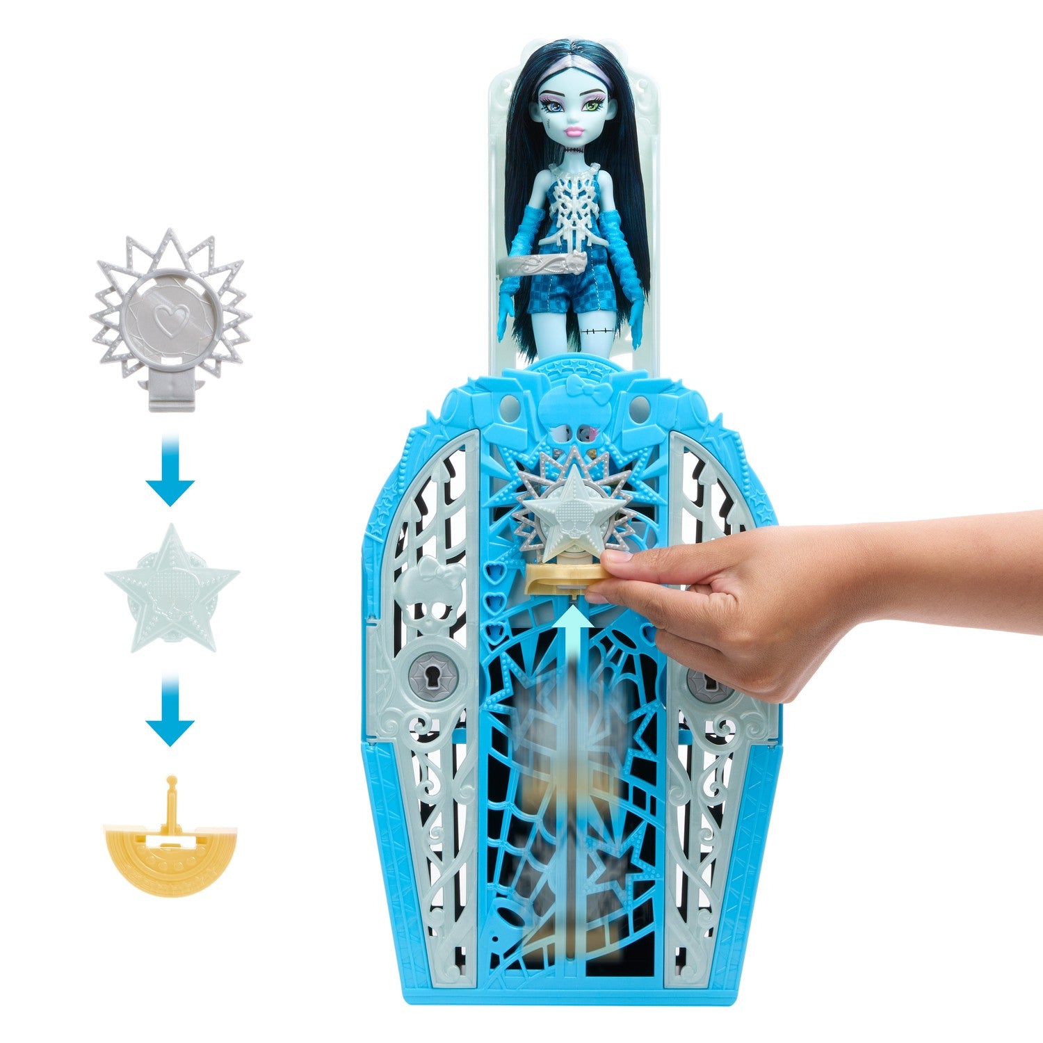 Monster High Frankie Stein-docka med modeaccessoarer