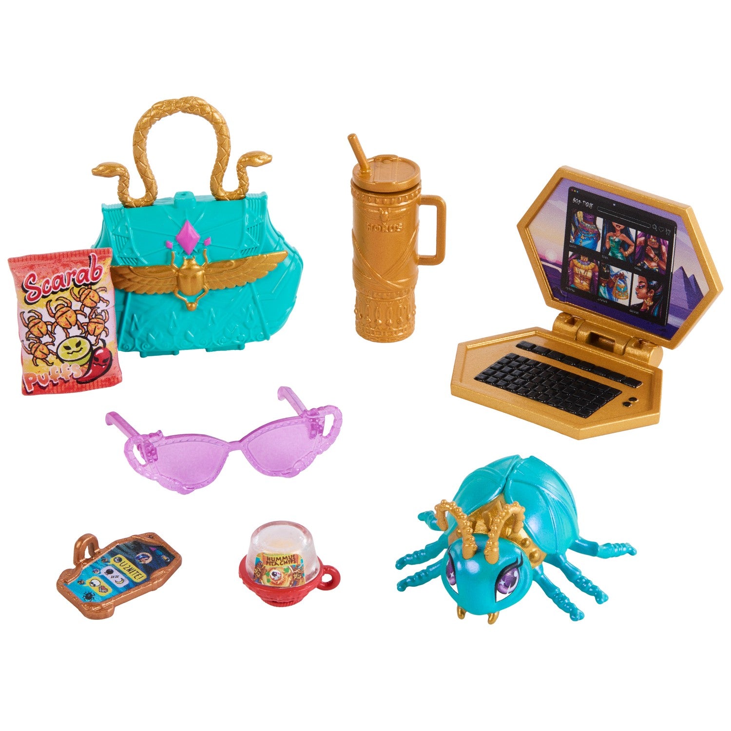 Monster High Nefera-docka med tillbehör