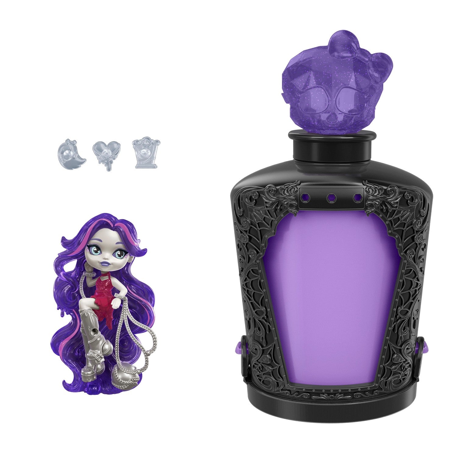 Monster High trolldryckflaska med minidocka och berlocker