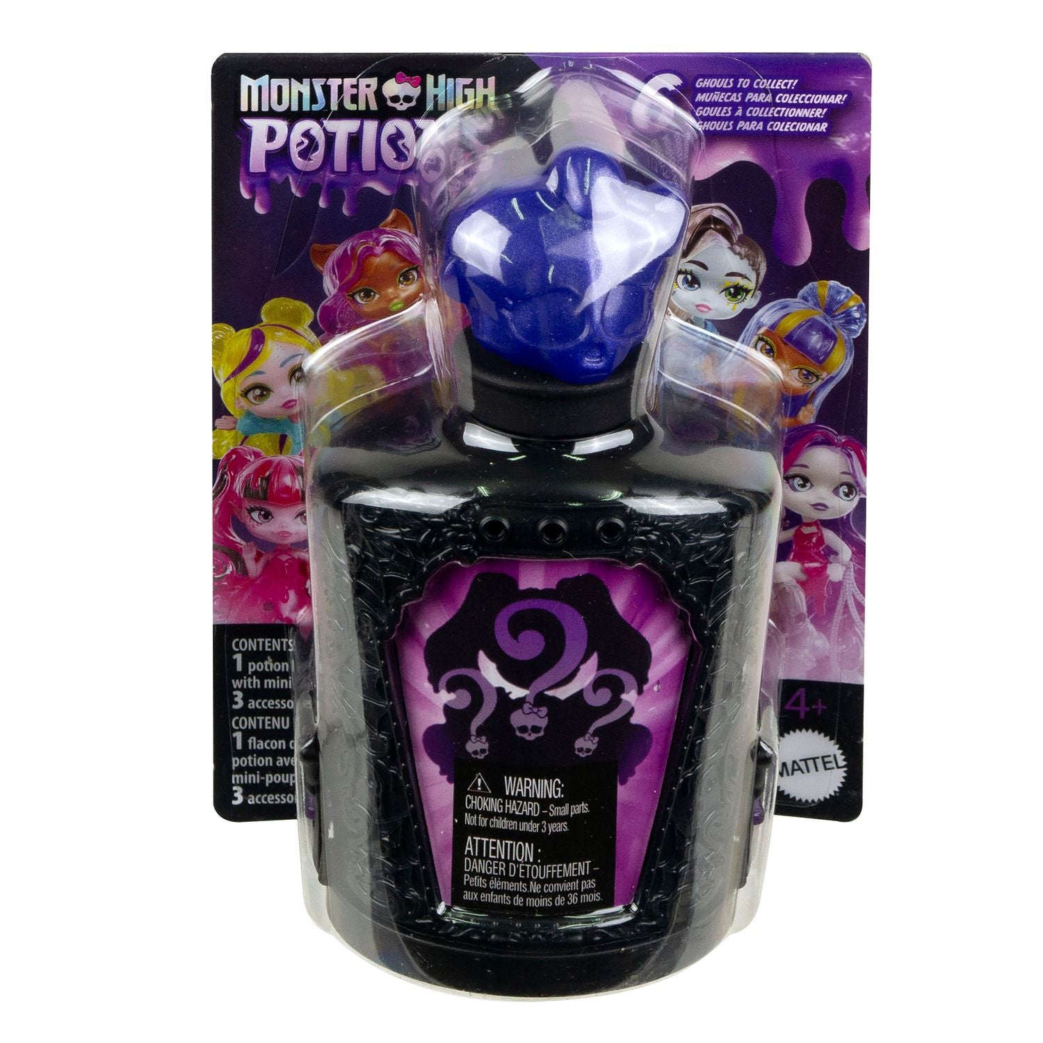 Monster High trolldryckflaska med minidocka och berlocker