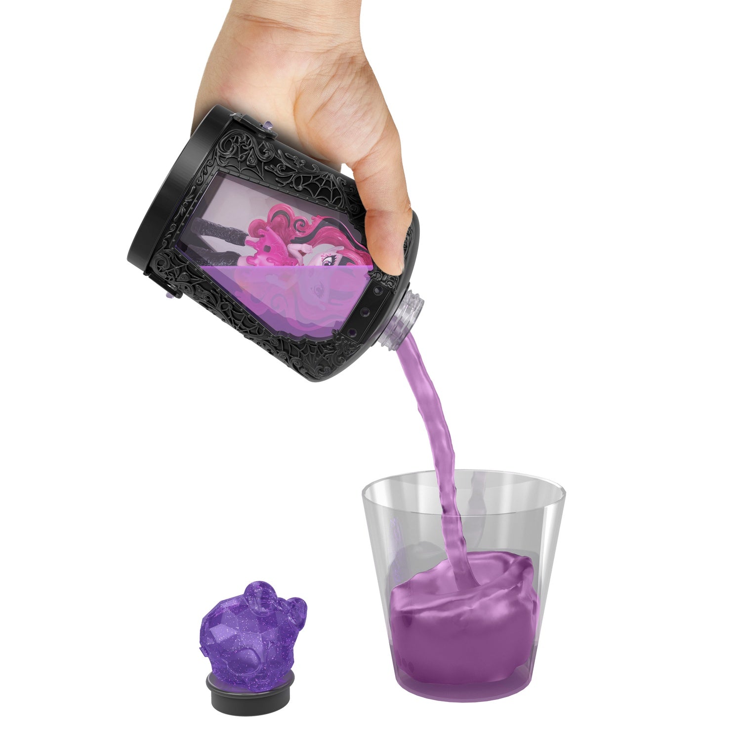 Monster High trolldryckflaska med minidocka och berlocker