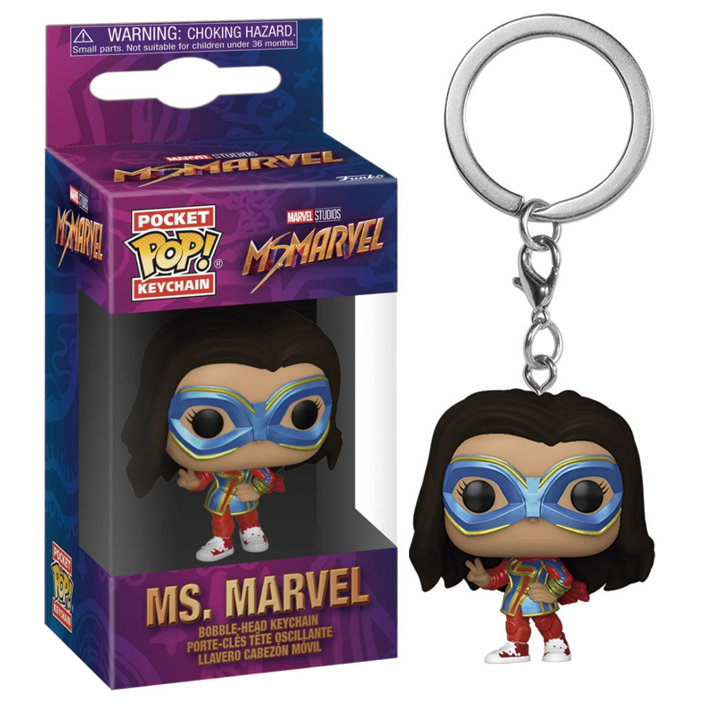 Ms. Marvel Pocket POP-nyckelring, samlarfigur