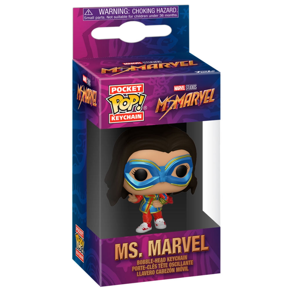 Ms. Marvel Pocket POP-nyckelring, samlarfigur