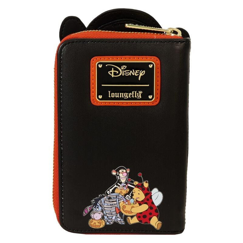 Nalle Puh Skeleton Tigger-plånbok med myntficka, dragkedja
