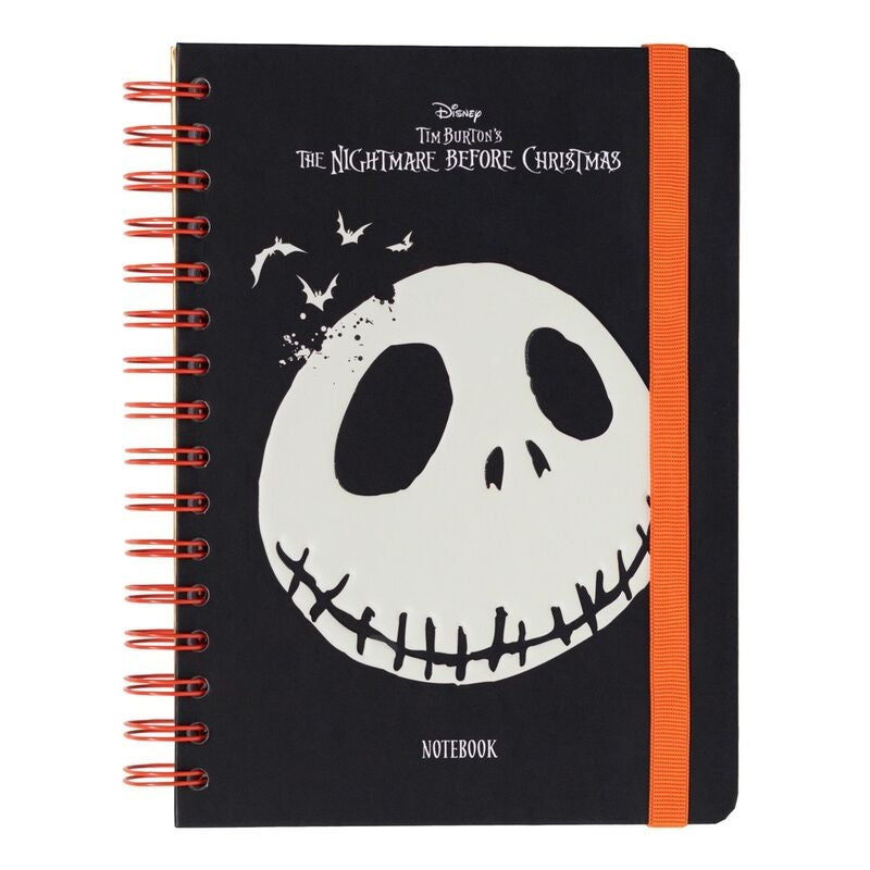 Nightmare Before Christmas A5-anteckningsbok med fodrade sidor
