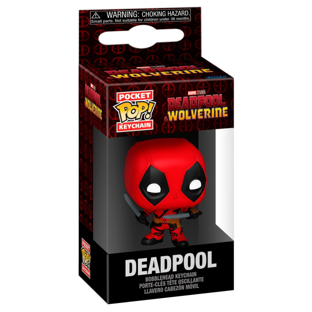 Nyckelring Marvel Deadpool & Wolverine, samlarobjekt i fickstorlek