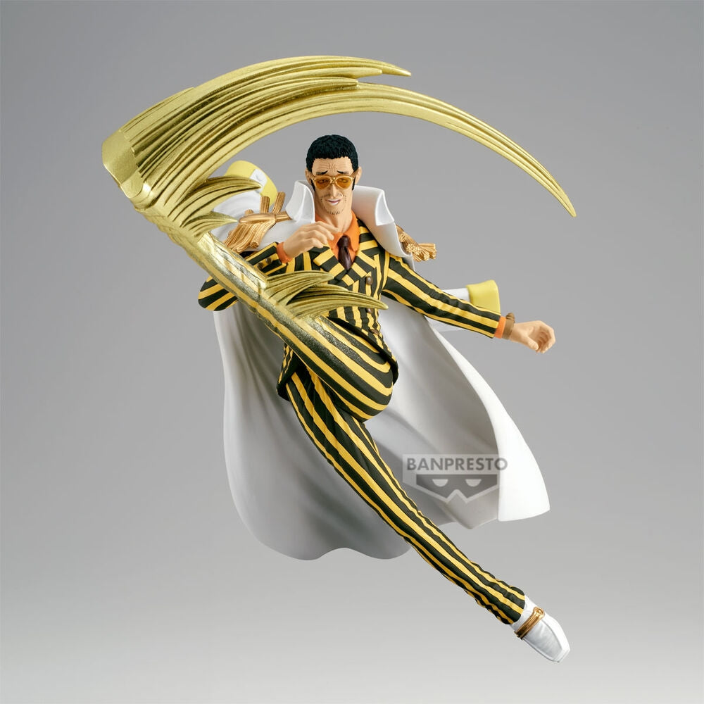 One Piece Borsalino Battle Record Figur, 19 cm samlarobjekt