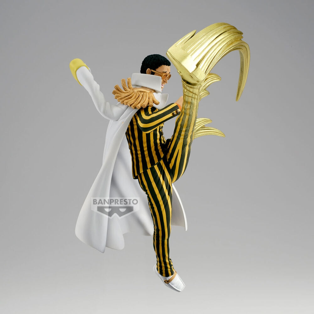 One Piece Borsalino Battle Record Figur, 19 cm samlarobjekt