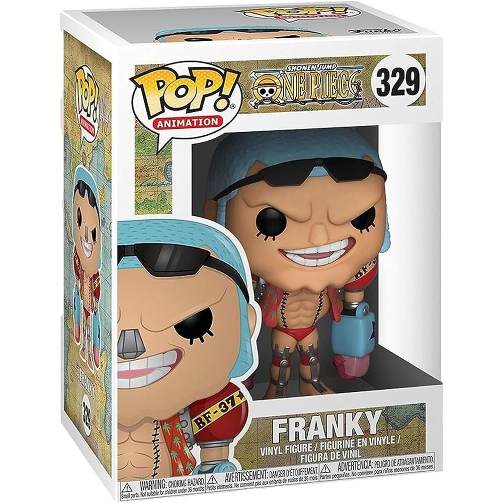 One Piece Franky Actionfigur, 6-tums samlarleksak