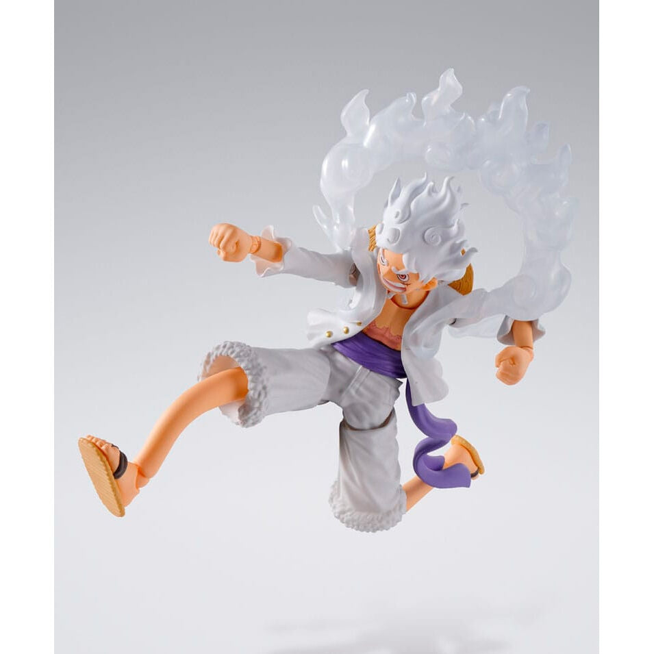 One Piece Gear 5 Monkey D. Luffy figur, 15,5 cm samlarobjekt
