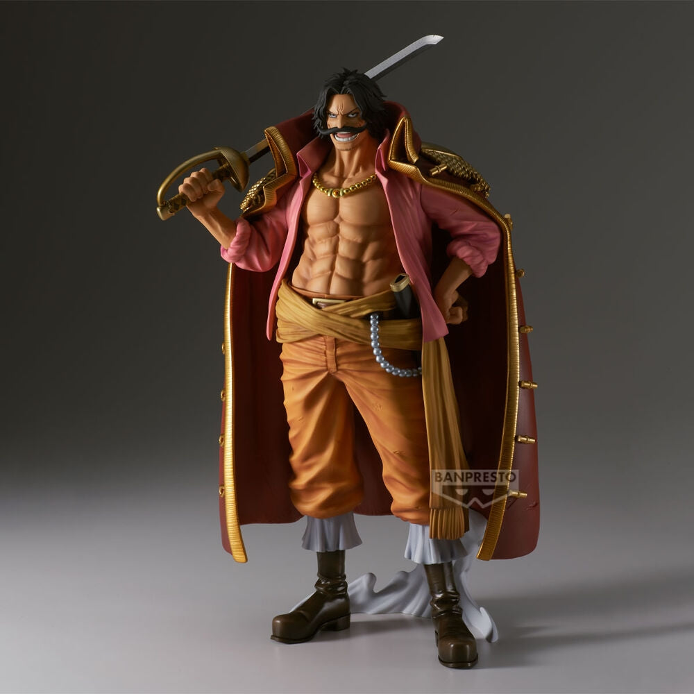 One Piece Gol D. Roger-figur, 30 cm samlarleksak