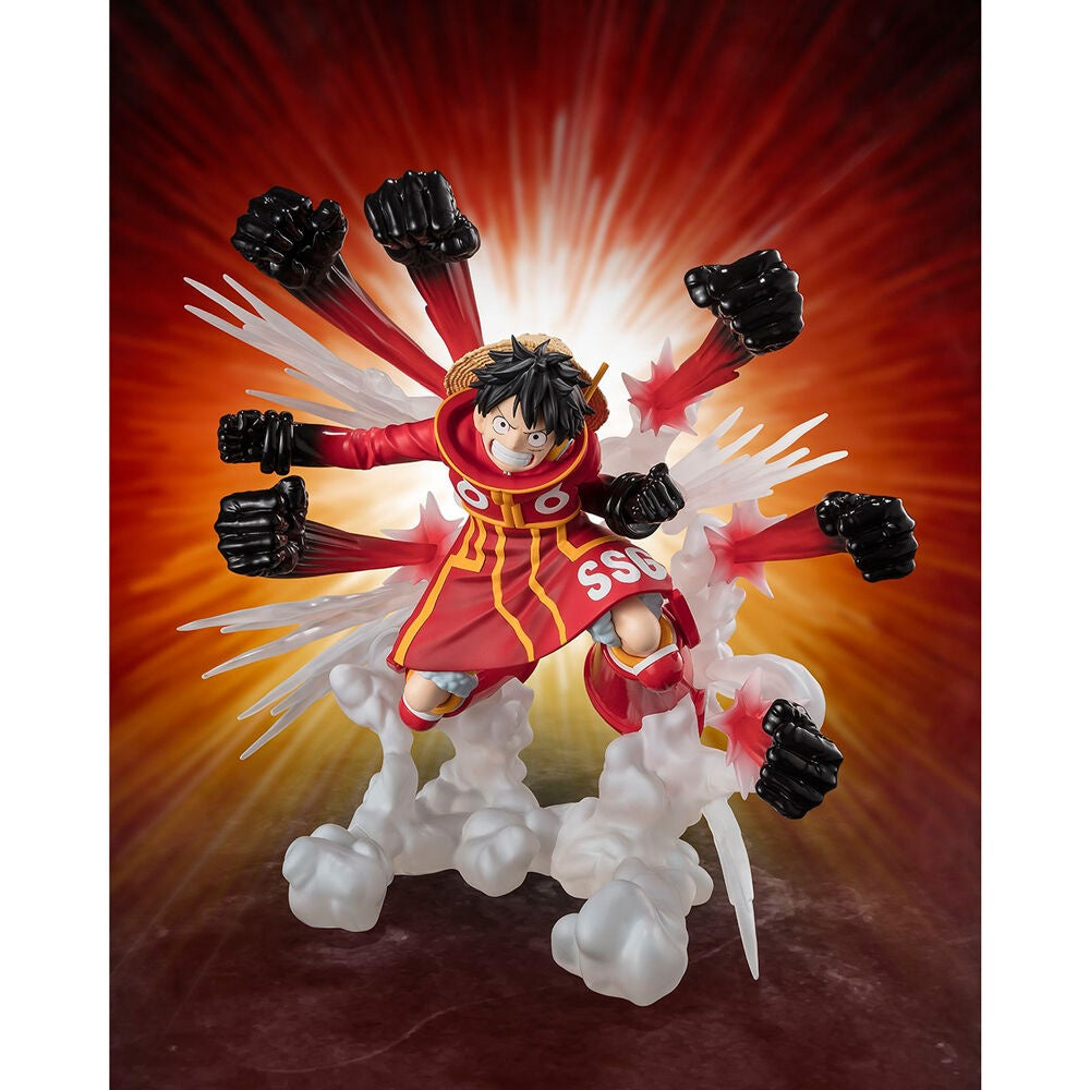 One Piece Luffy Gum Gum Hawk Gatling Action Figur 15 cm