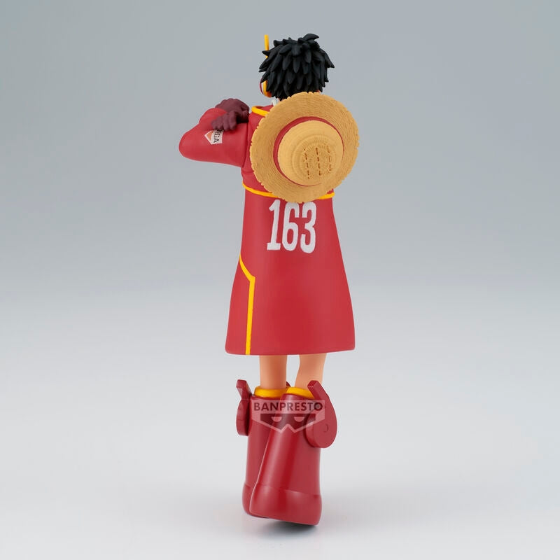 One Piece Monkey D. Luffy Egghead Figur, 14 cm samlarobjekt