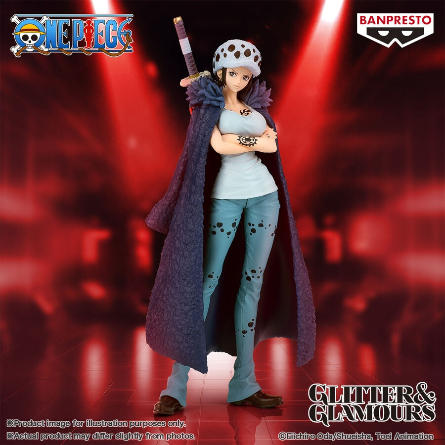 One Piece Trafalgar Law Figur 23 cm – Glitter & Glamorous Design