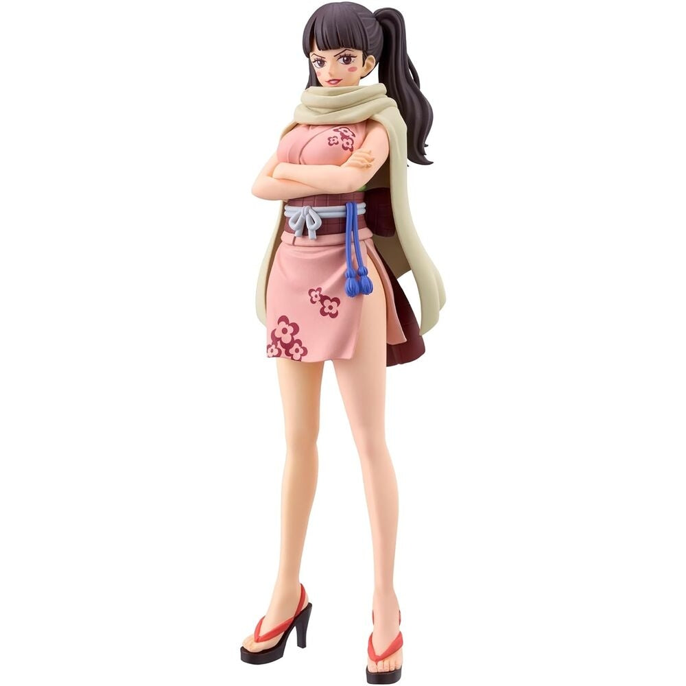 One Piece Wanokuni Shinobu Kocho figur, 16 cm samlarobjekt