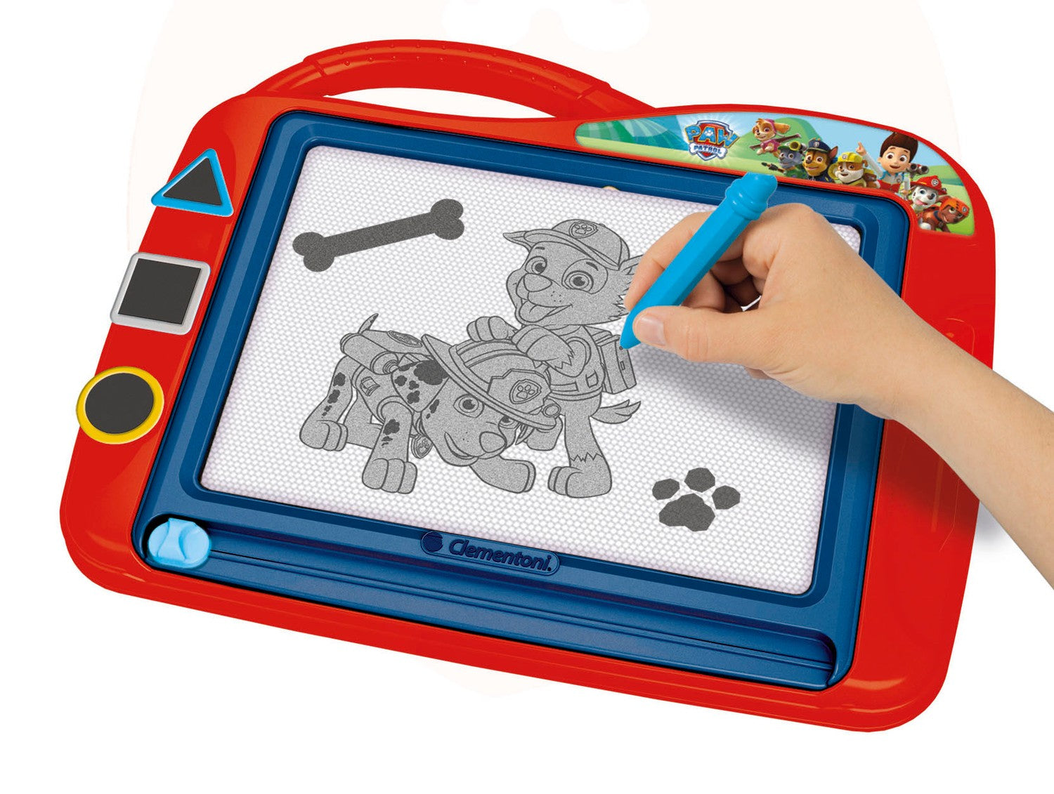 Paw Patrol Magnetisk Ritbräda med Stämplar & Penna