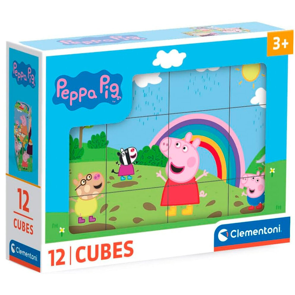 Peppa Pig 12-bitars pussel för barn