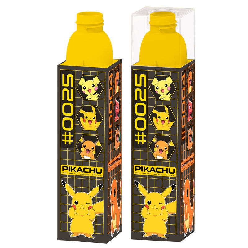 Pikachu Cube Canteen 650ml, bärbar vattenflaska
