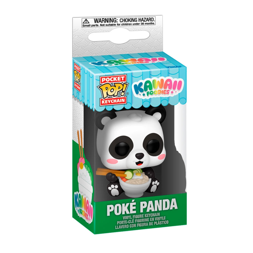 Poke Panda POP-nyckelring - Kawaii Foodie Collectible