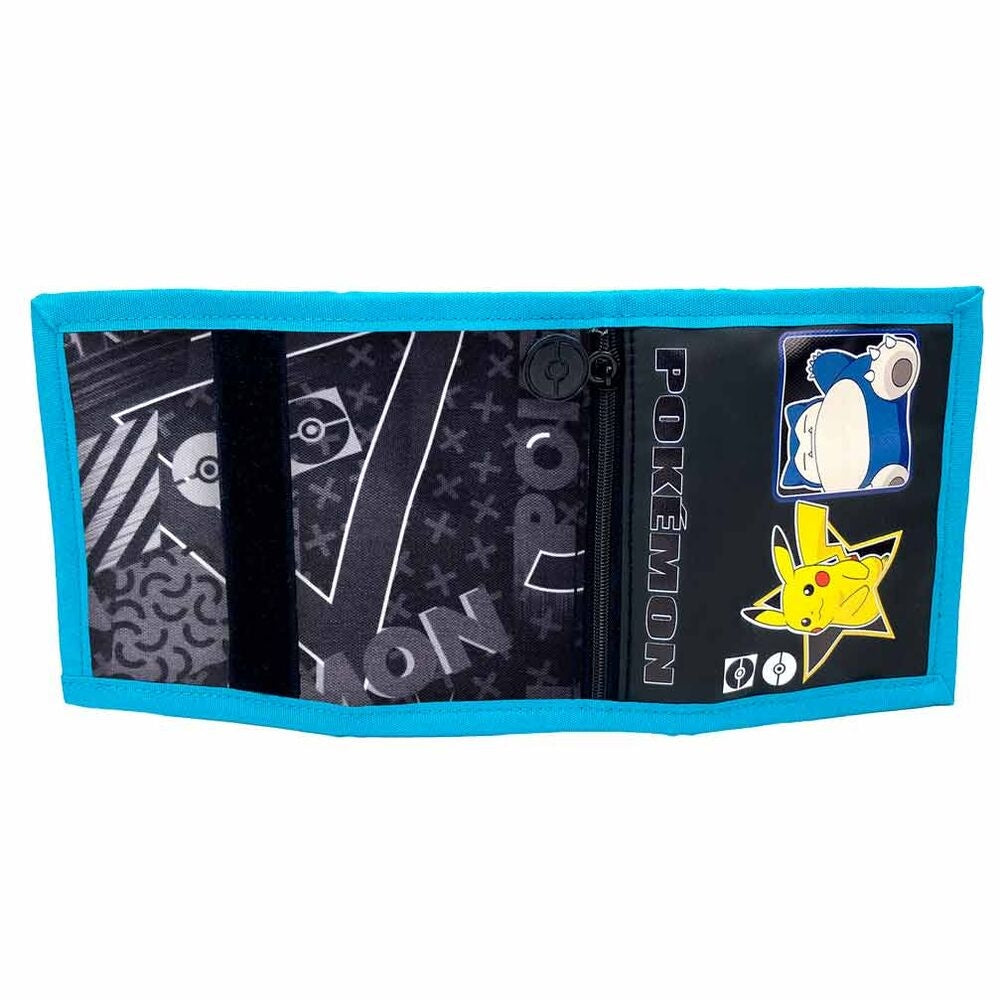 Pokemon Geo Wallet - Kompakt design, slitstarkt material, flera fack