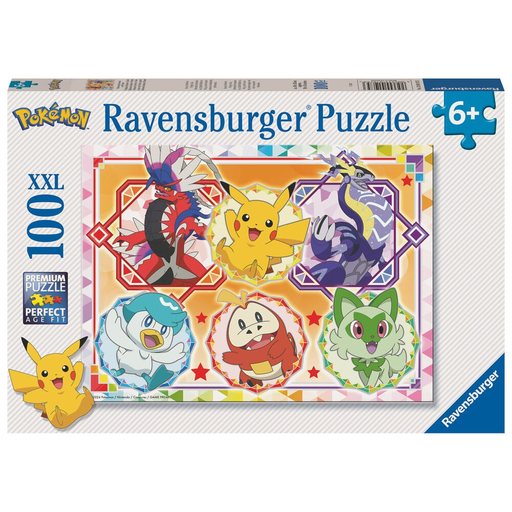 Pokemon XXL 100-bitars pussel för barn och vuxna