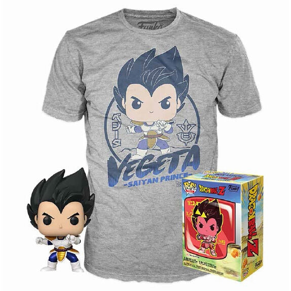 Popfigur och t-shirt, Dragon Ball Z Vegeta, samlarvaror