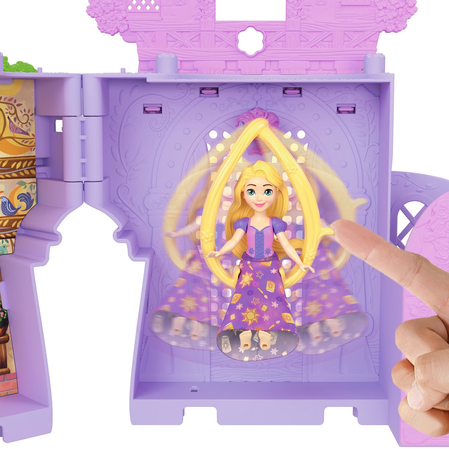 Rapunzel Staplingslott med docka och tillbehör