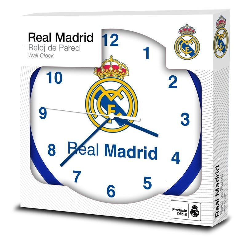 Real Madrid Väggklocka, snygg design, exakt tidtagning