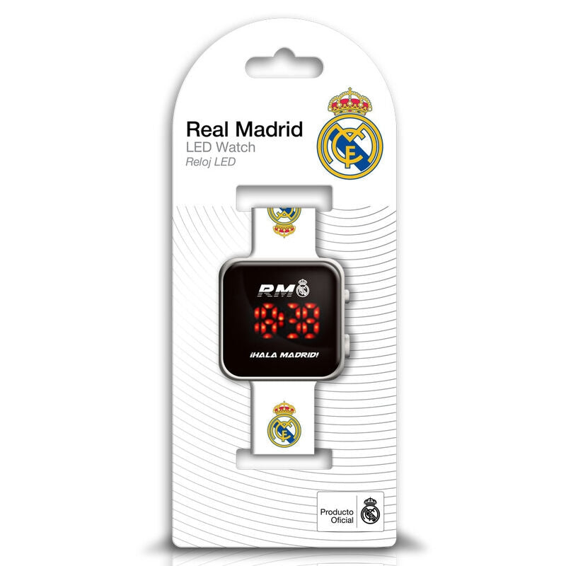 Real Madrid-klocka med justerbar rem och vattentäthet