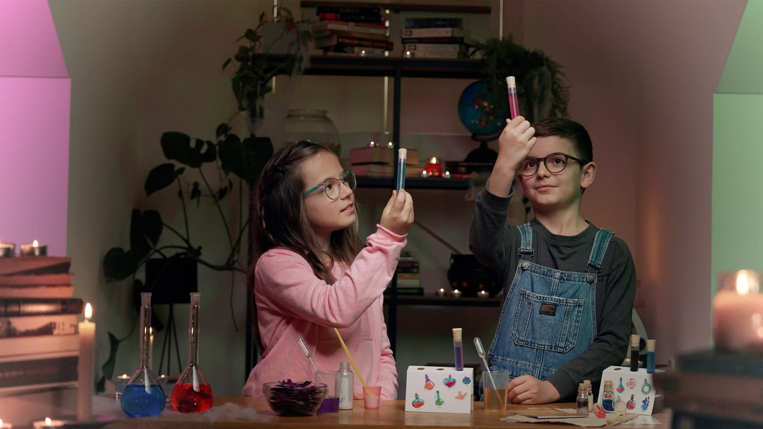 STEM-dryckskit för barn, 36 delar, 15 experiment